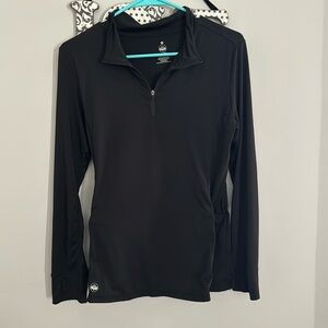 Senita 1/4 zip Black Pullover